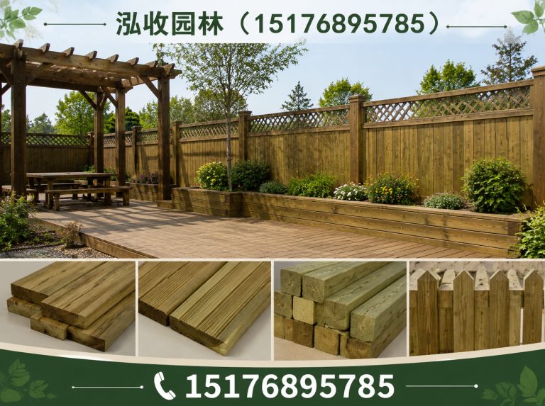 云浮京津冀防腐木工程展示图